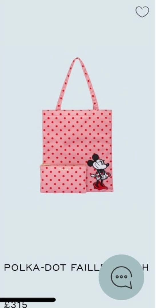 【新品♡最終値下げ】miumiu ミュウミュウ × ディズニー ミニー トート