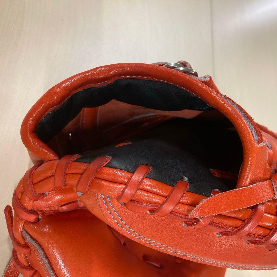 ミズノプロ MIZUNO PRO 軟式 キャッチャーミット C-7型 オレンジ