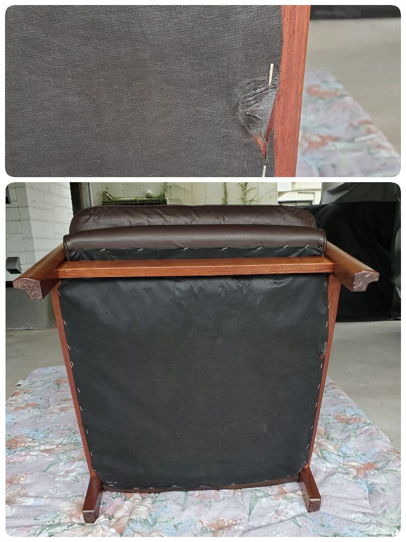 ② maruni マルニ木工 レマン 本革 一人掛けソファ イージーチェア