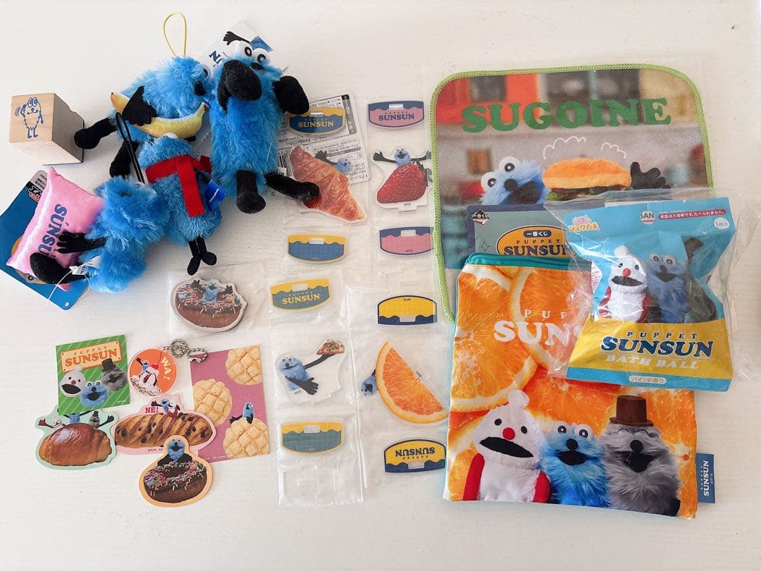 パペットスンスン　グッズ　ぬいぐるみ　まとめ売りセット