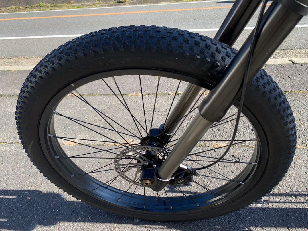 【 動作確認済】送料無料ディスク式MTB電動自転車新しいバッテリー48V12Ah