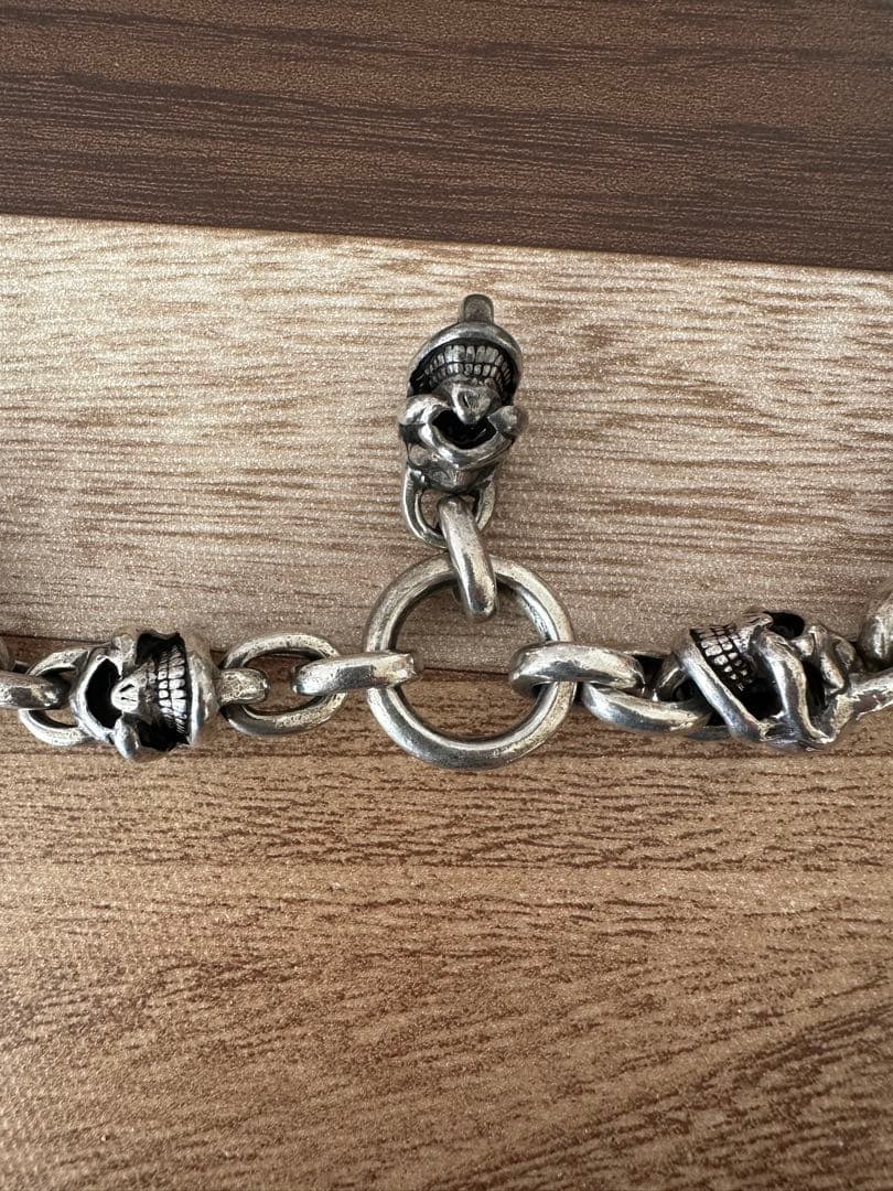 ストップライト　スカルウォレットチェーン