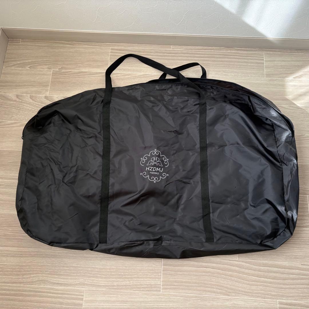 【yuka】HZDMJ折りたたみベビーベッド ネイビー