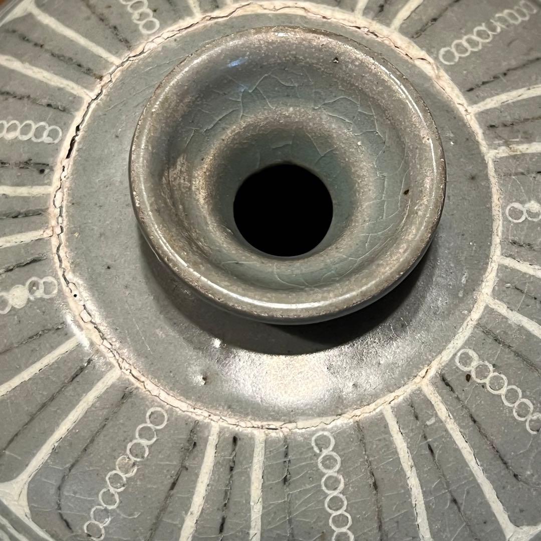 梅瓶 李朝 双魚 遊魚文 梅瓶 朝鮮 古美術 骨董 高麗 青磁 粉青沙器 魚紋