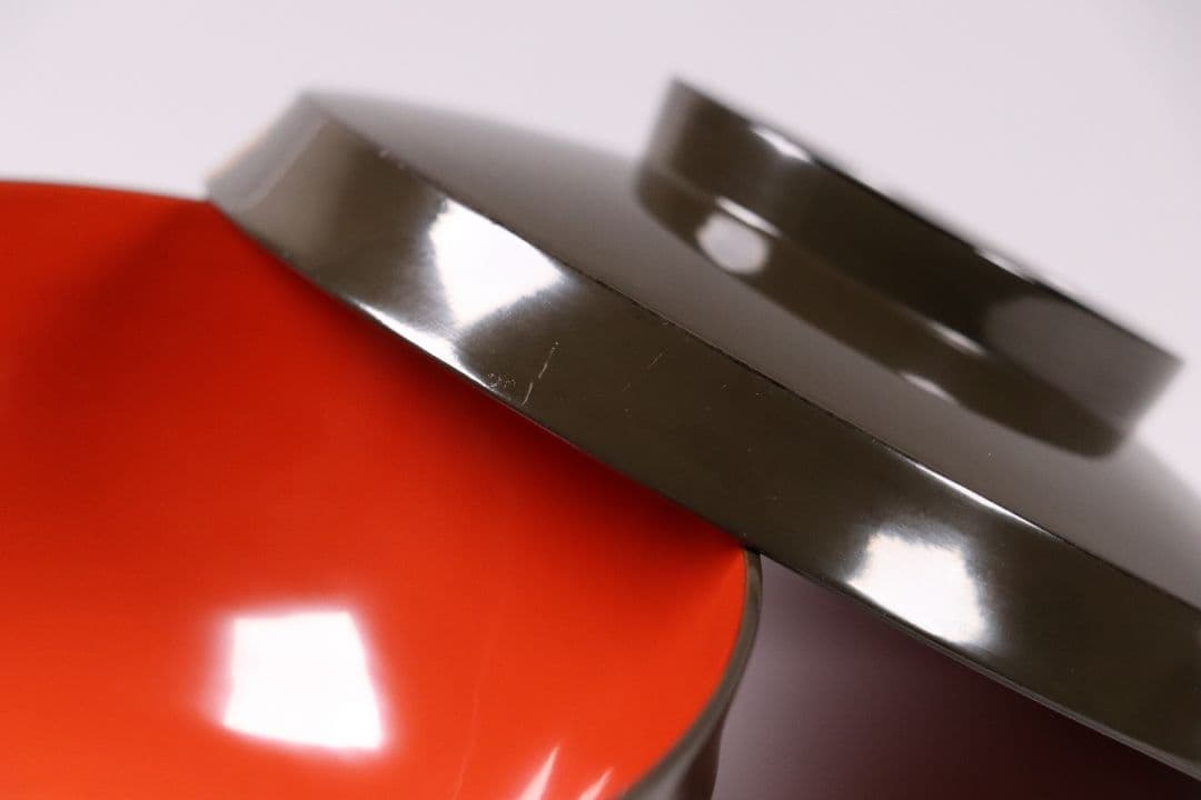 CL14 時代木製漆器 森に鳥 金蒔絵 吸物椀 二客 黒塗 朱塗 闇絵