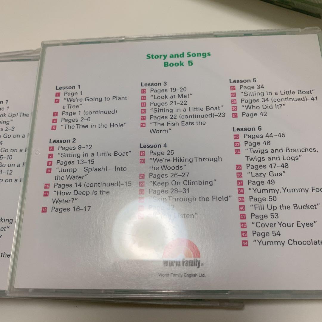 DWE ストーリーアンド ソングス CD 全セット12枚