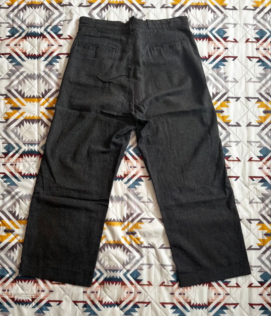 P*6様 40s 50s ブラックシャンブレー　パンツ USA製 ビンテージ ワ