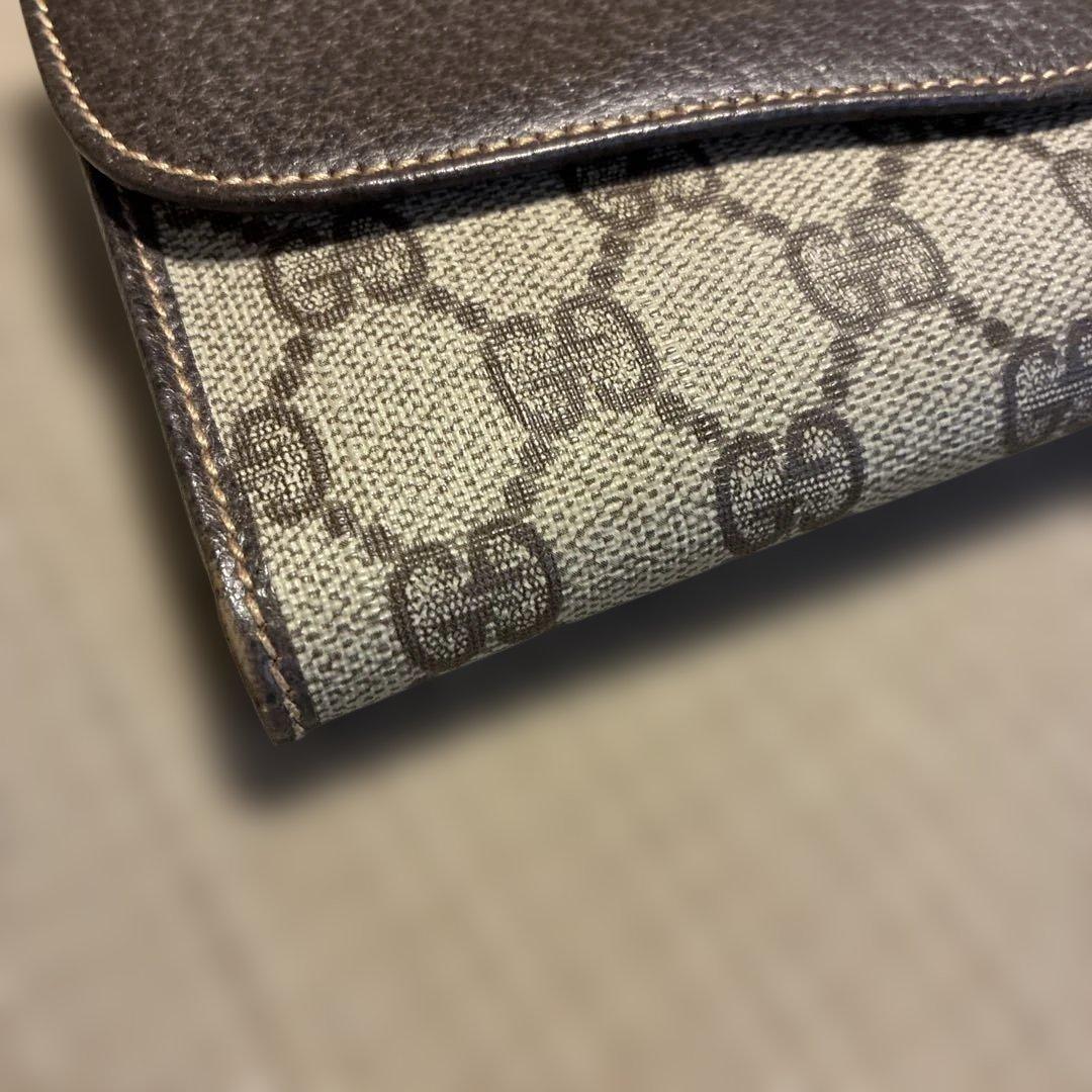 Gucci GGパターン 長財布 ベージュ/ブラウン