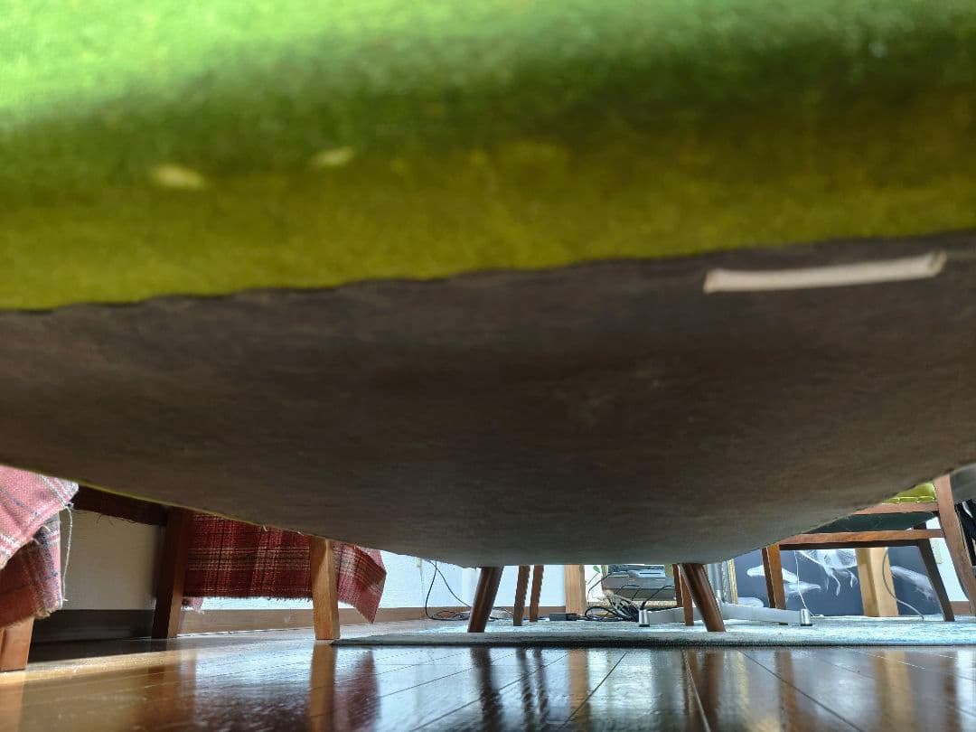 カリモク60 ロビーチェア 3シーター モケットグリーン