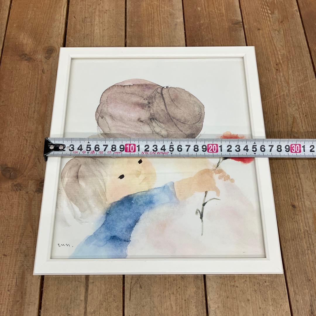 いわさきちひろ 母の日 人物画 水彩画 アート ポスター 複製画 壁掛け飾り