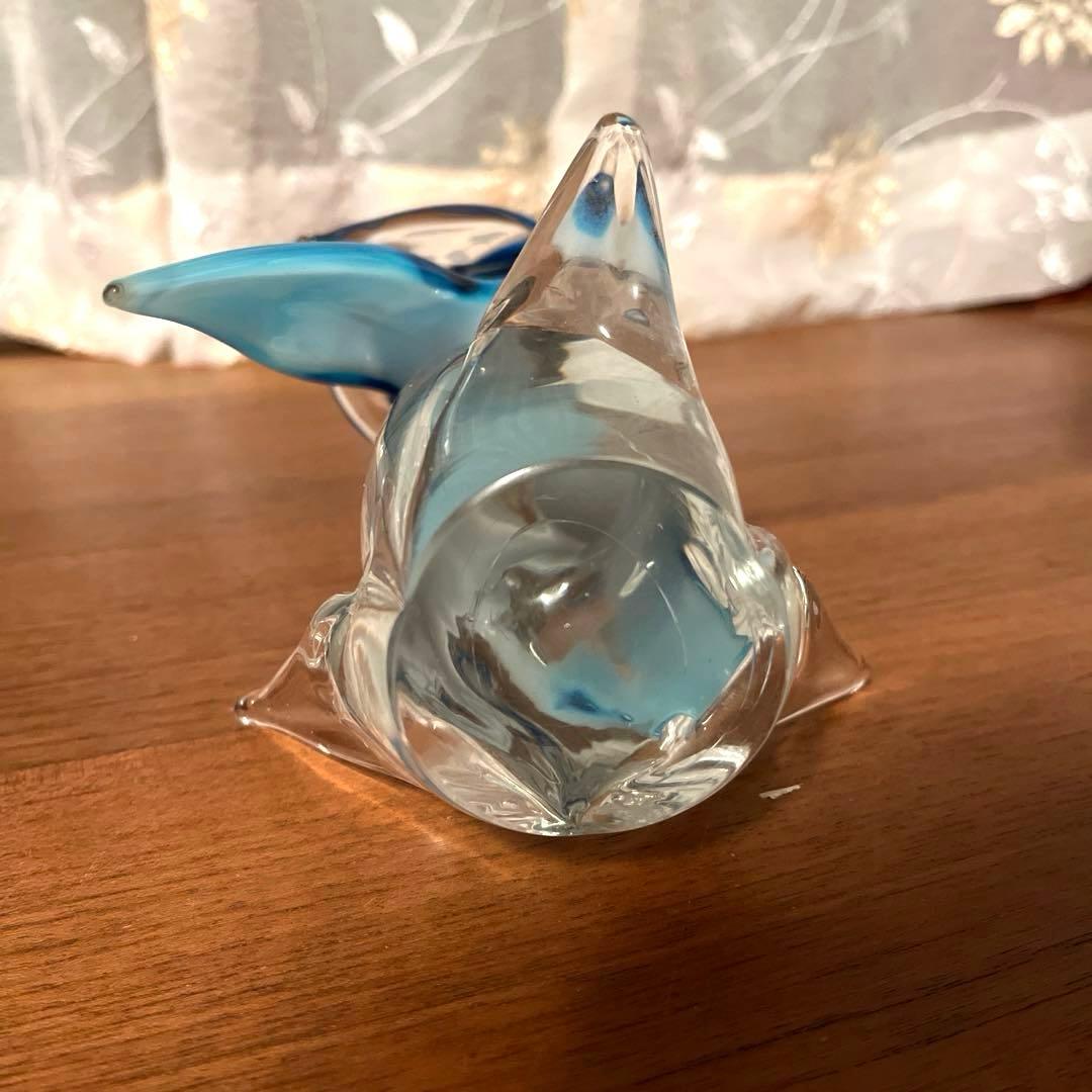 ムラーノガラス　formia 青い鳥