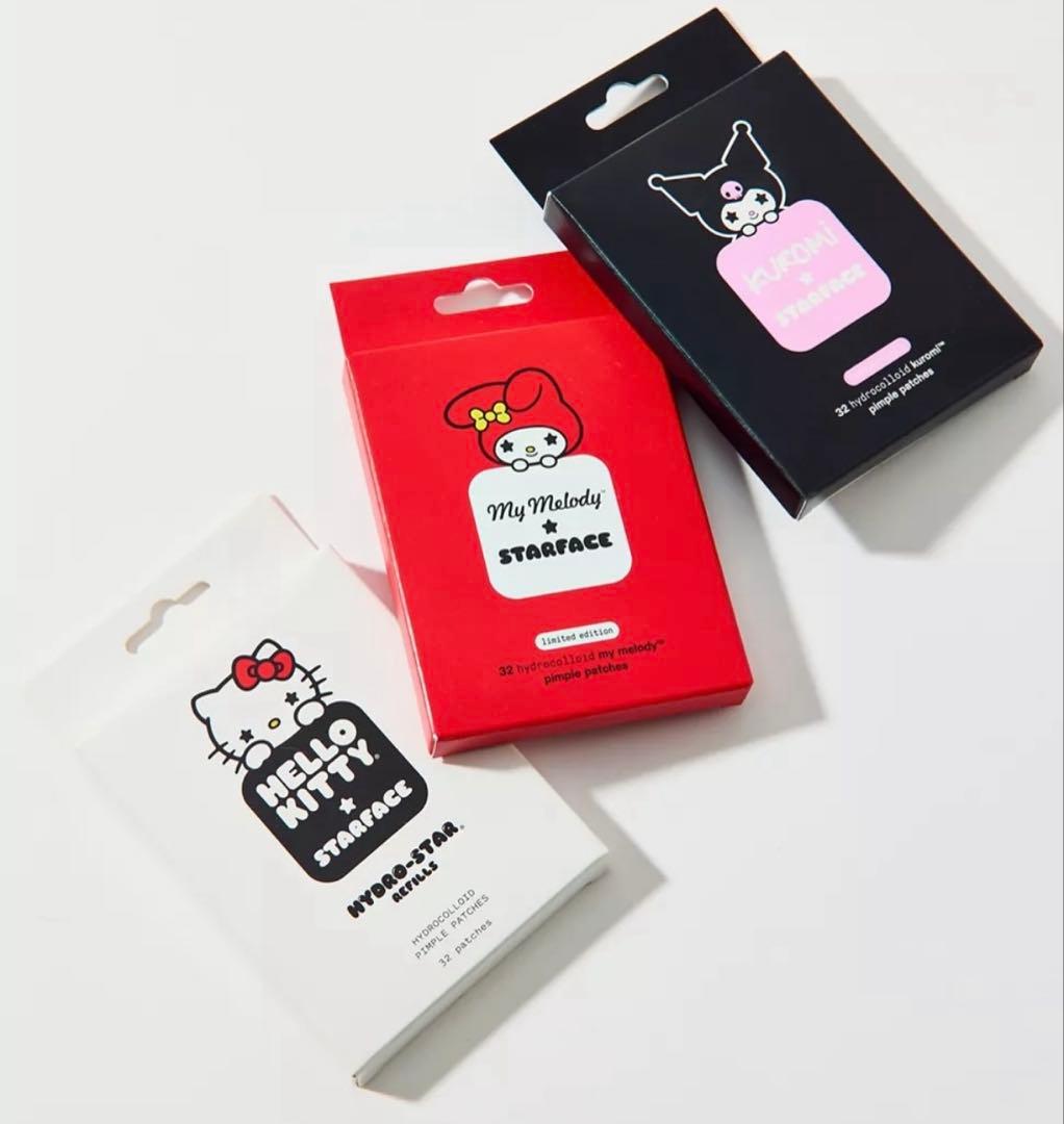 STAR FACE キティ　マイメロ クロミ ニキビパッチスターフェイス