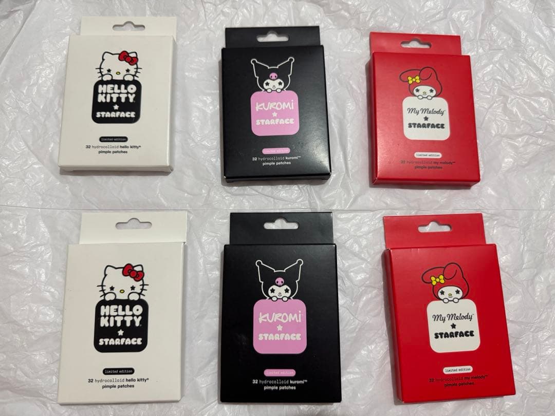 STAR FACE キティ　マイメロ クロミ ニキビパッチスターフェイス