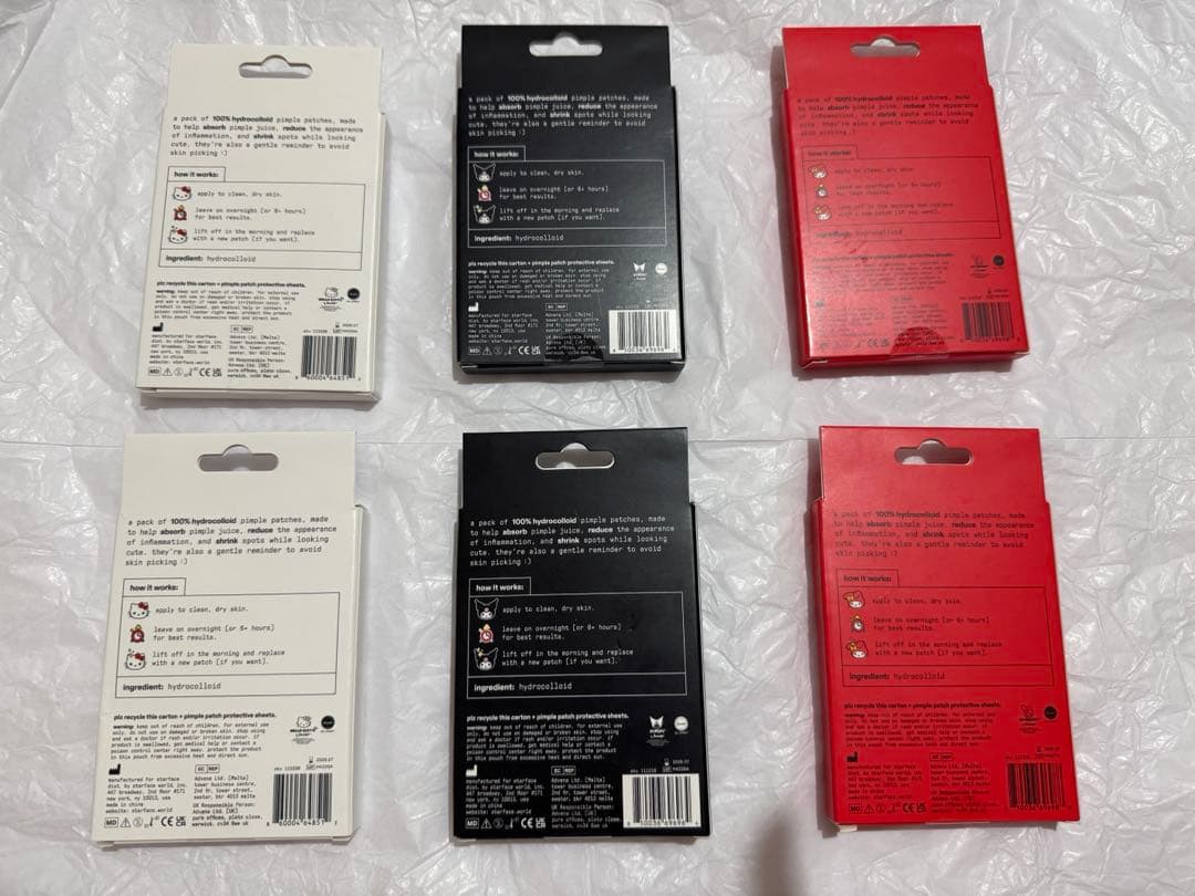 STAR FACE キティ　マイメロ クロミ ニキビパッチスターフェイス