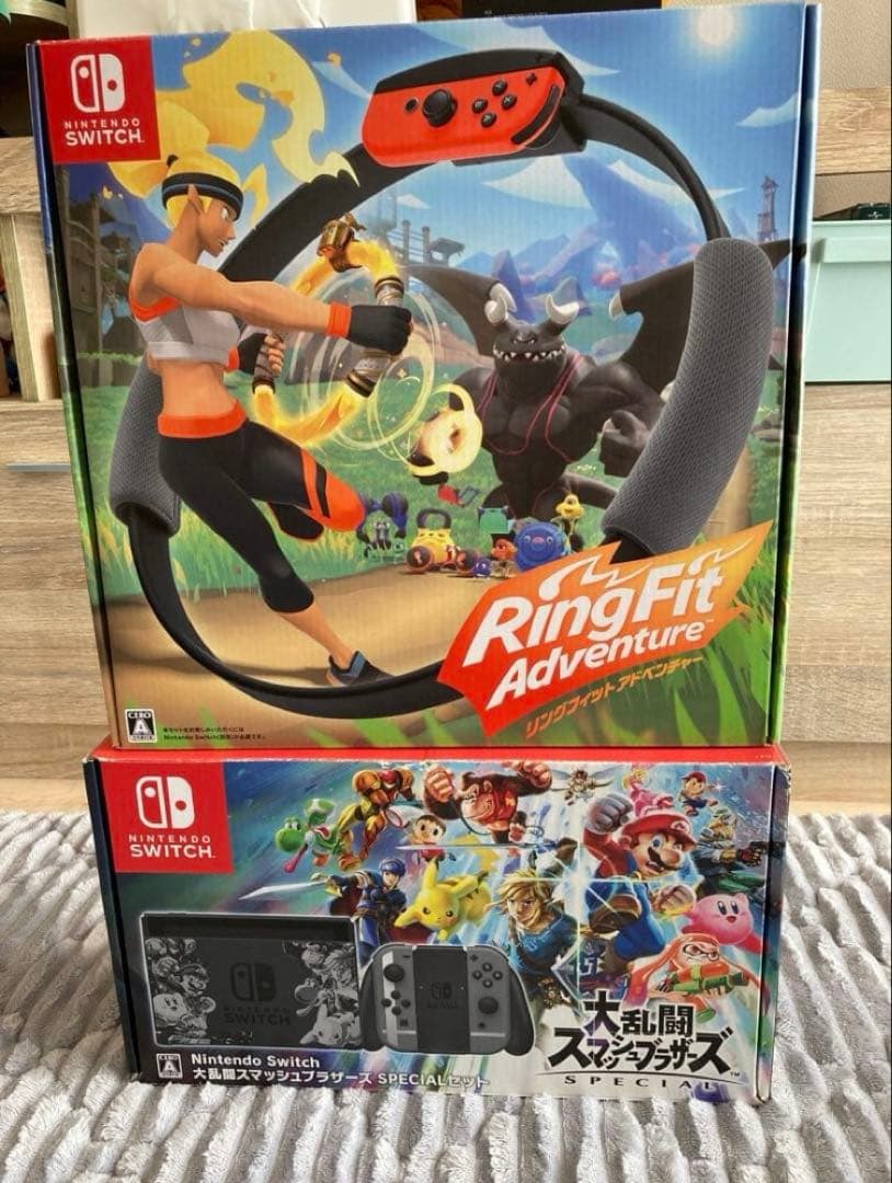 Nintendo Switchスマブラエディション リングフィットアドベンチャー