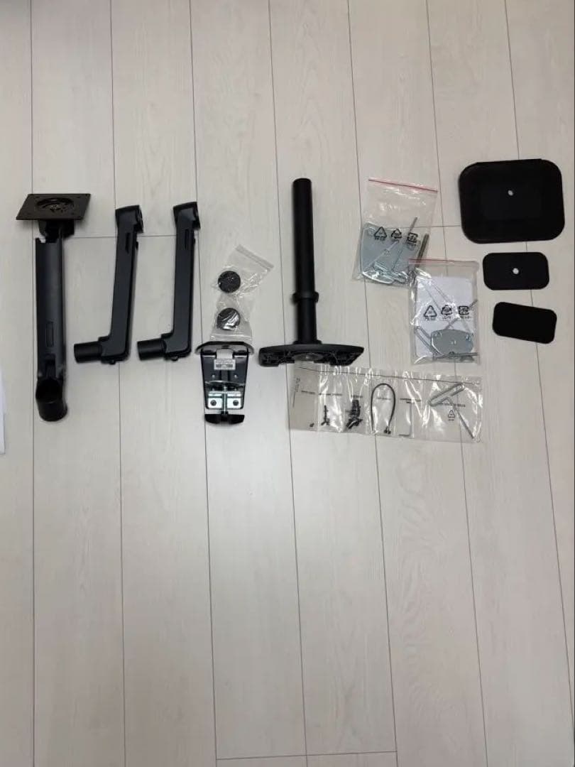 【極美品】エルゴトロン LX マットブラック 全部入りセット（長身ポール仕様）