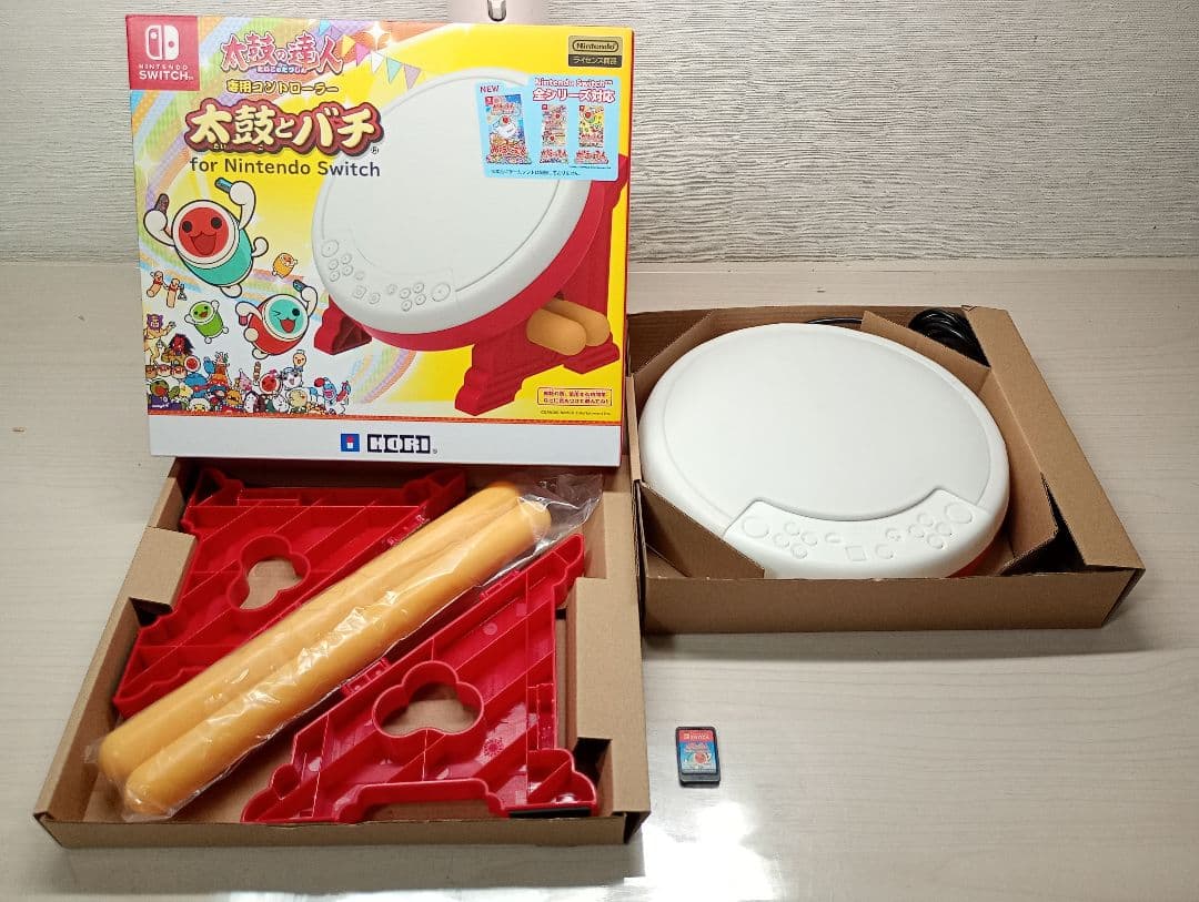 Switch スイッチ 太鼓の達人 ドンダフルフェスティバル　太鼓とバチ