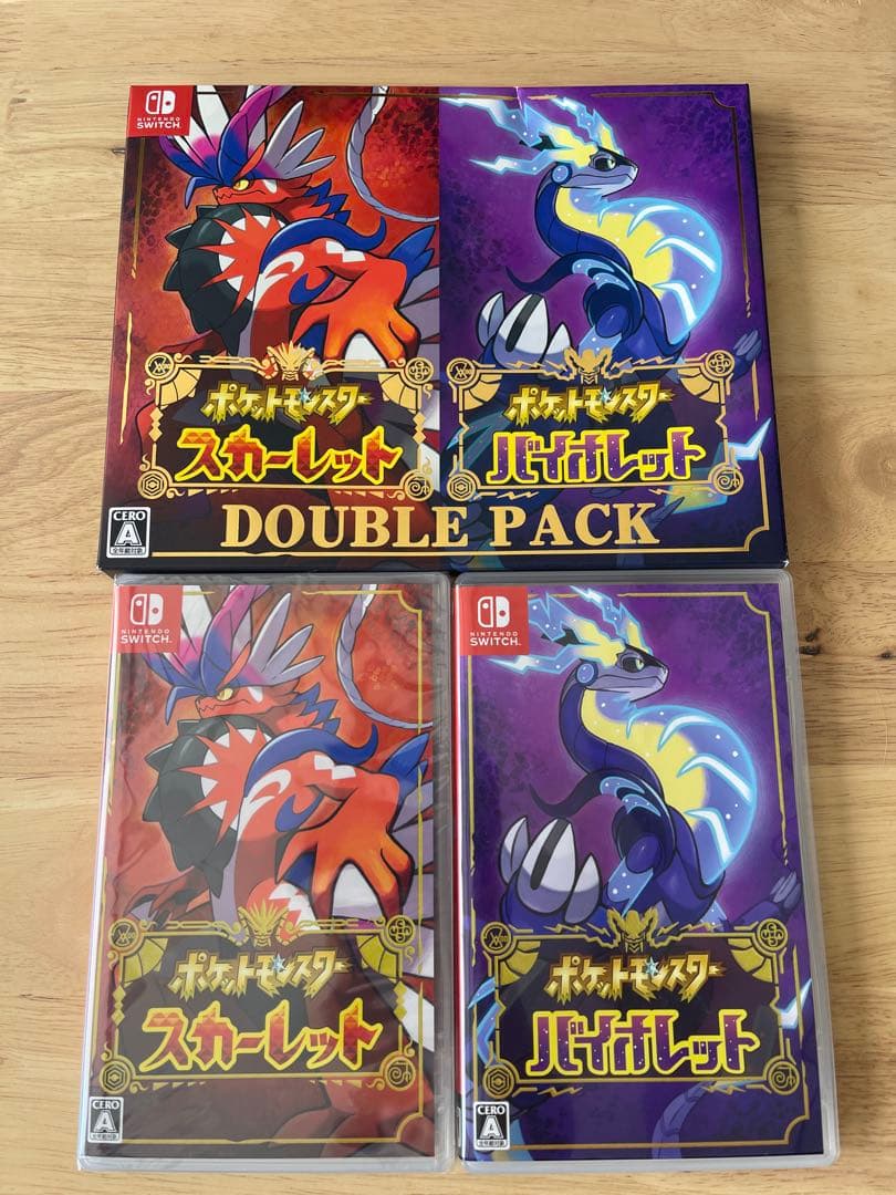 まとめ売り　ポケットモンスター スカーレット・バイオレット ダブルパック　ポケカ