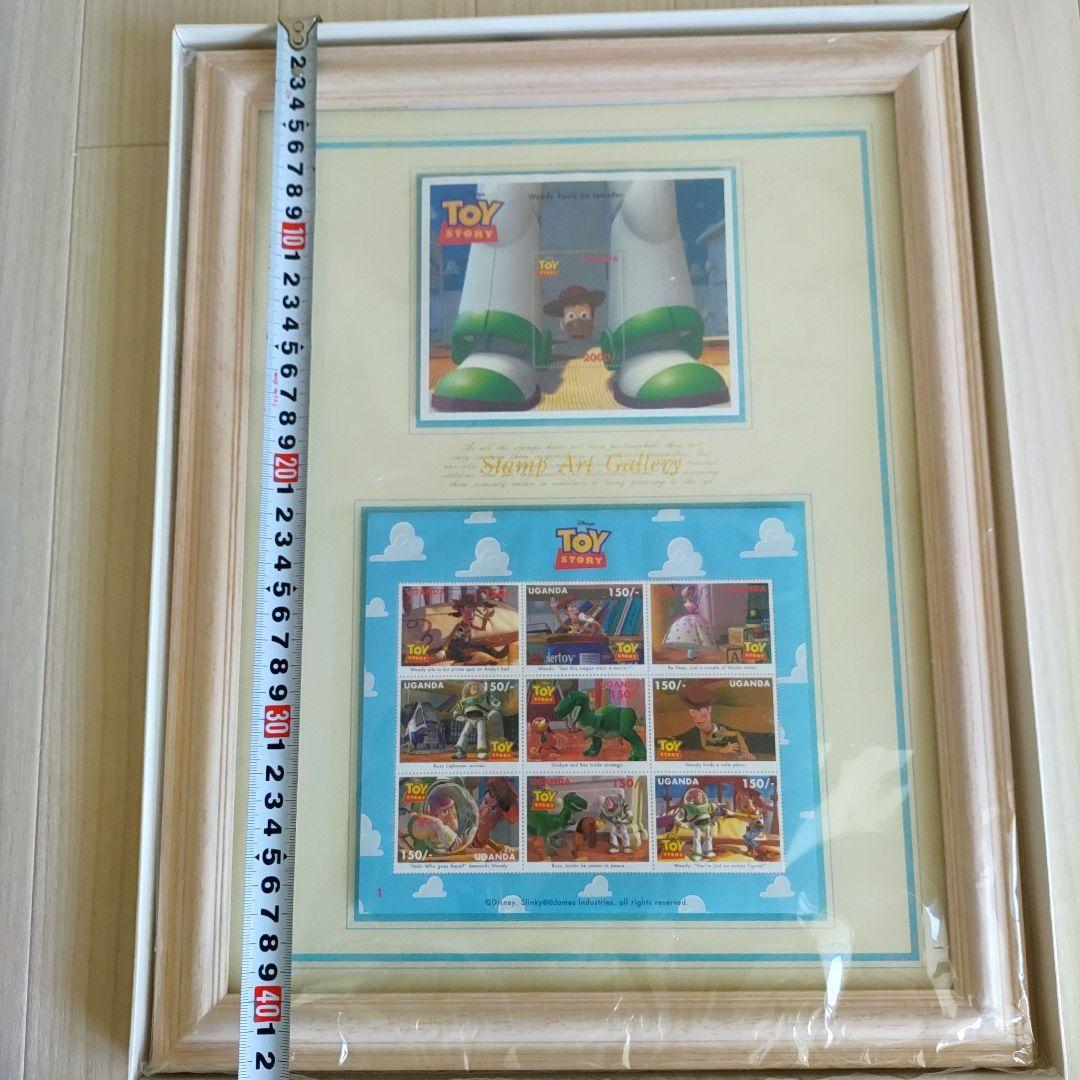 ◼️トイストーリー◼️スタンプアートギャラリー コレクション説明書木製額　美術品