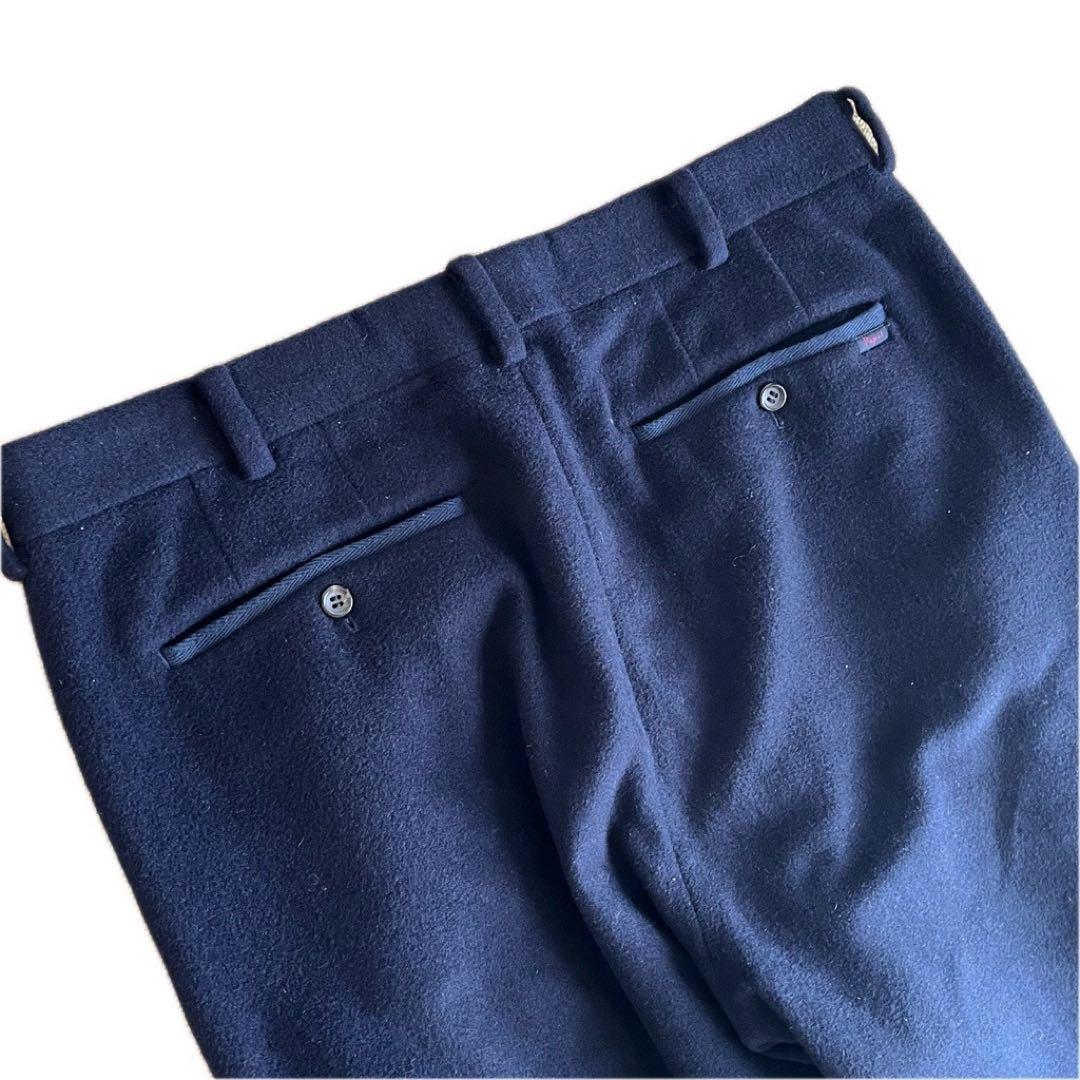 ✨美品✨PAPAS パパス アンゴラ60% ウール スーツ ネイビー 希少 秋冬