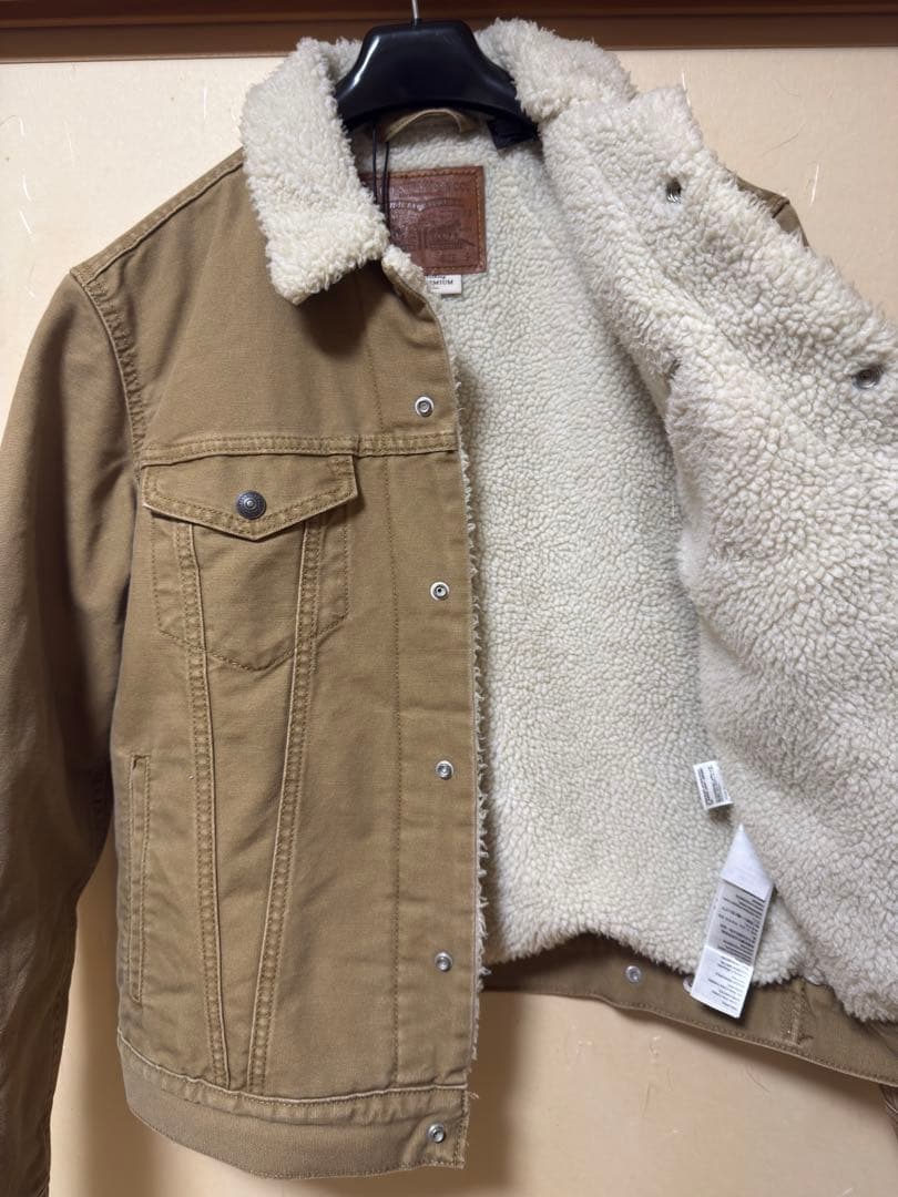 新品　リーバイス　シェルパトラッカージャケット　TYPEIII　ベージュ