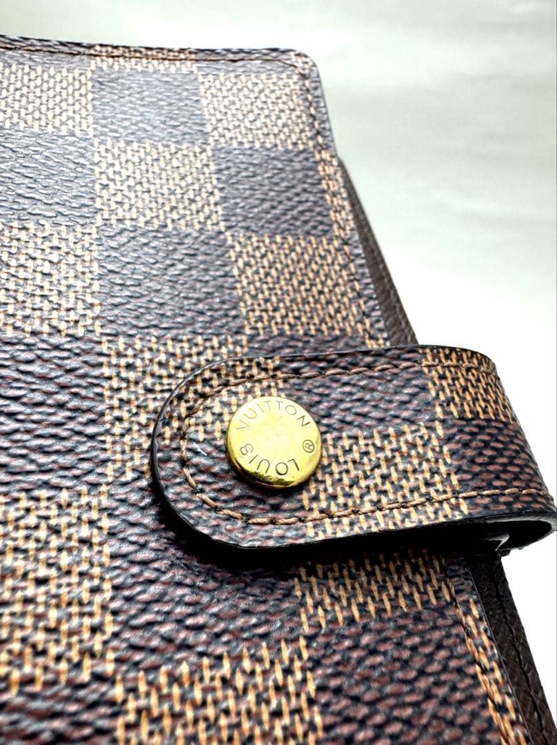 【美品】ルイヴィトン ダミエ 手帳 カバー アジェンダＰＭ