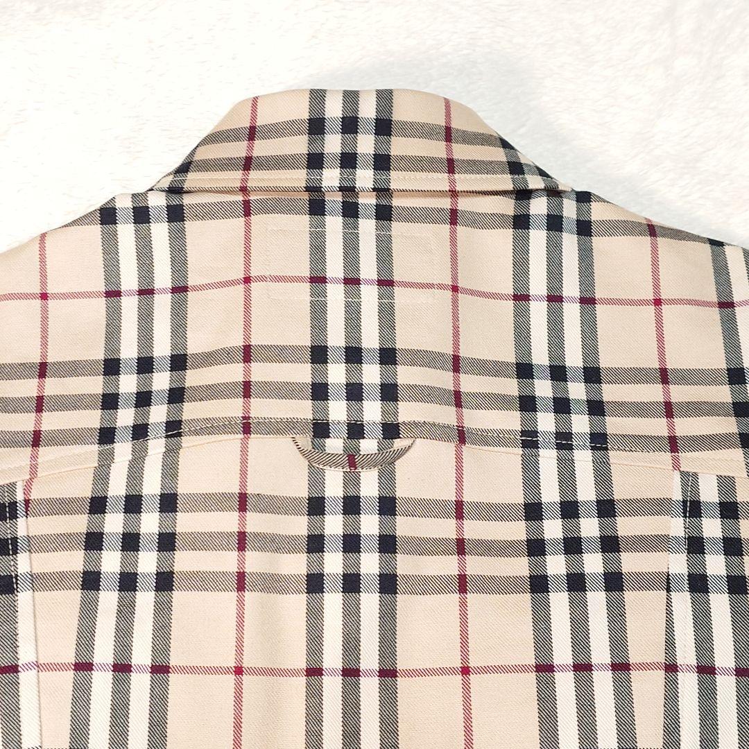 美品✨バーバリーロンドン ジャケット ノバチェック ベージュ レディース M