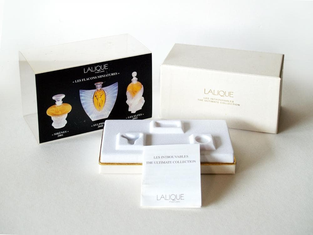期間限定-10%ラリック　ミニチュアPARFUMコレクション2000・01・02