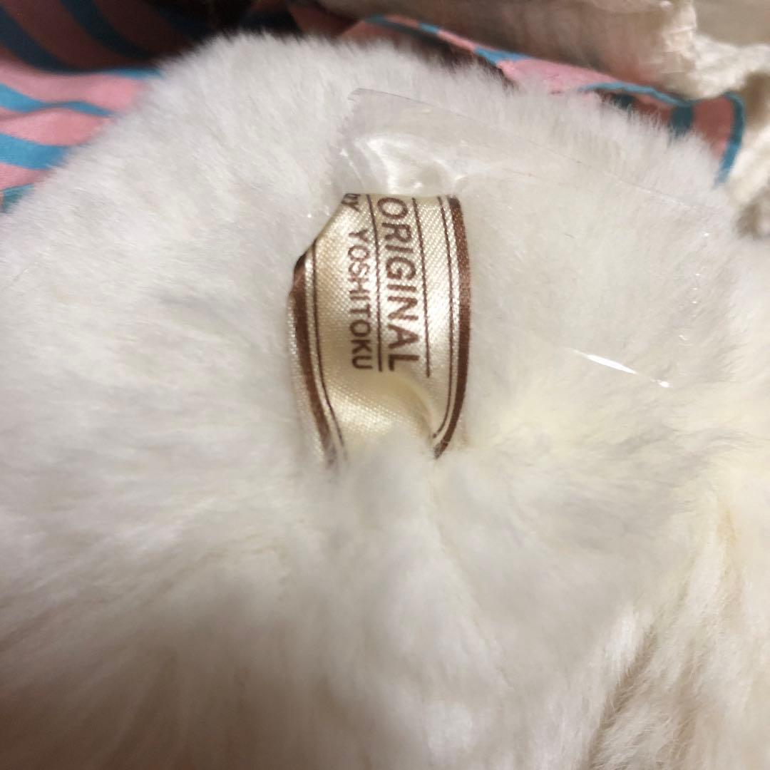 吉徳　クリーミー　昭和レトロ　初期タグ　当時の物　ウサギ＆ネコ　ぬいぐるみ　中古