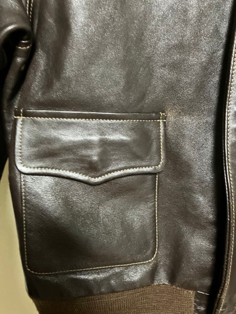 希少サイズ42 美品　THE FEWのA-2 ペリースポーツウェア実名復刻品