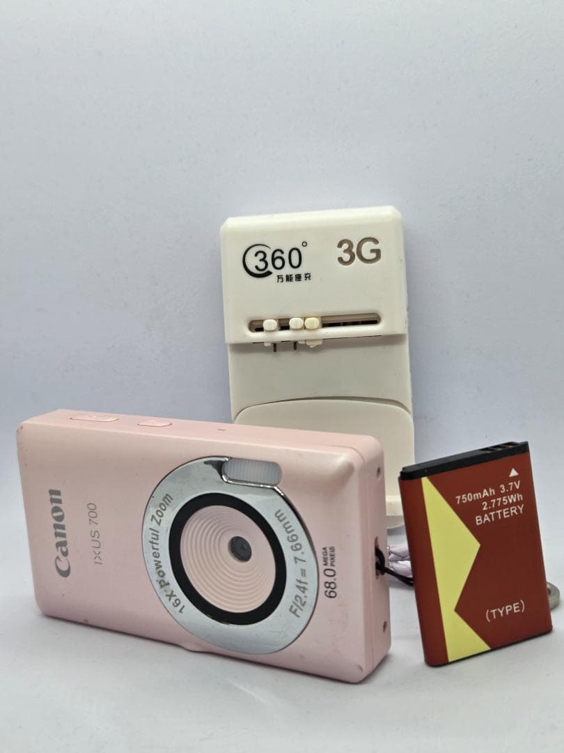 【希少品】【スマホ転送OK】キャノン Canon IXUS 700 ピンク