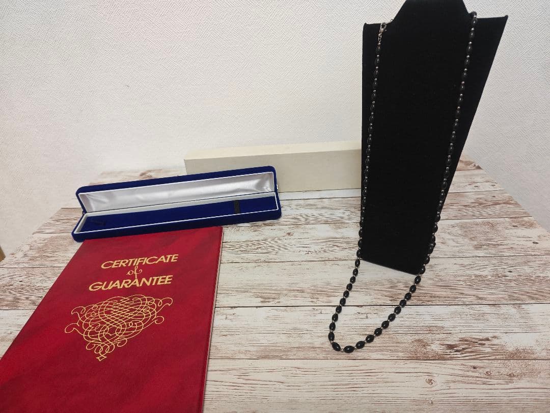 ブラックシリカ　ネックレス　TITAN　チタン　69㎝　健康ジュエリー