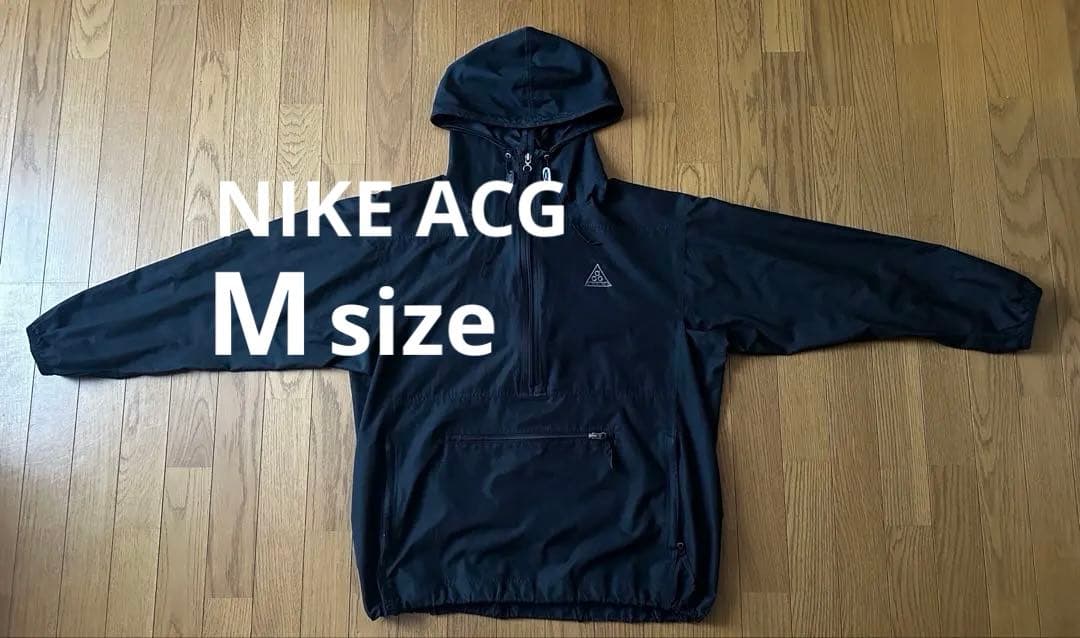 Mサイズ NIKE ACG ウインドブレーカー 90s 刺繍ロゴ