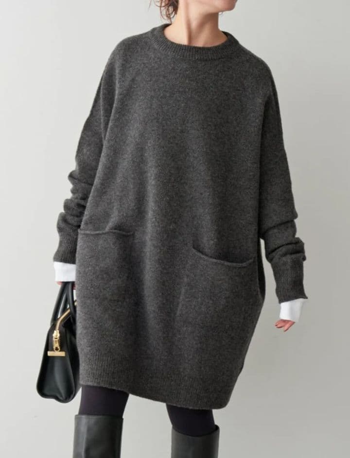 Spick & Span⭐︎クルーネック⭐︎ワイドチュニック⭐︎プルオーバー