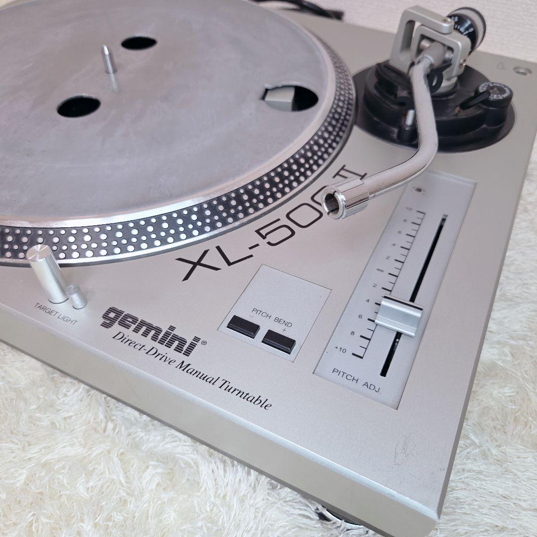 gemini ターンテーブル 2台セット XL-500Ⅱ ダイレクトドライブ