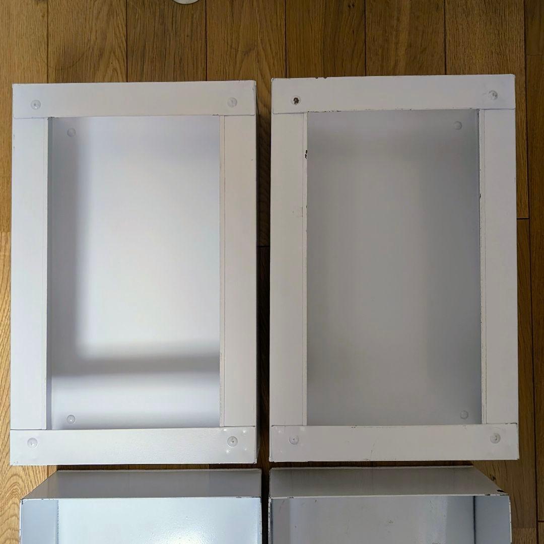 【激レア/廃盤】PUEBCO スチールストレージ2個セット 丸型取っ手 本店購入