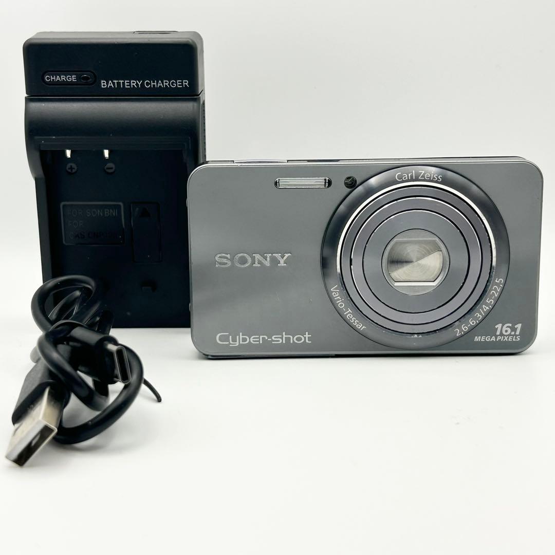 SONYソニーCyber-shot DSC-W570/Sシルバー★動作品