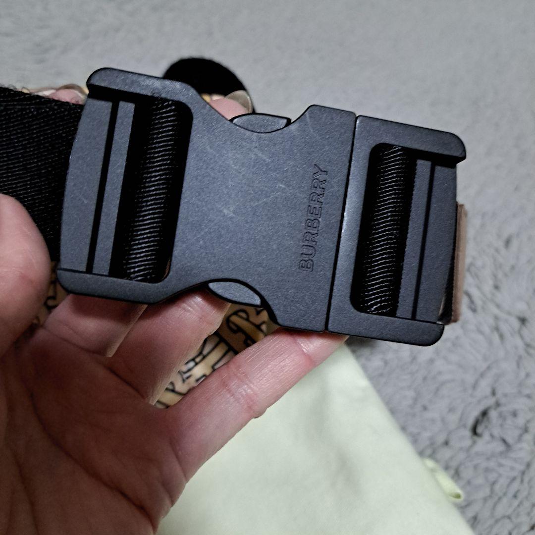 美品　BURBERRY バーバリー　モノグラムTB ボディバッグ