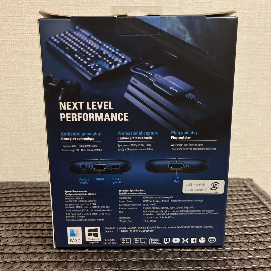 Elgato HD60 S+ キャプチャデバイス