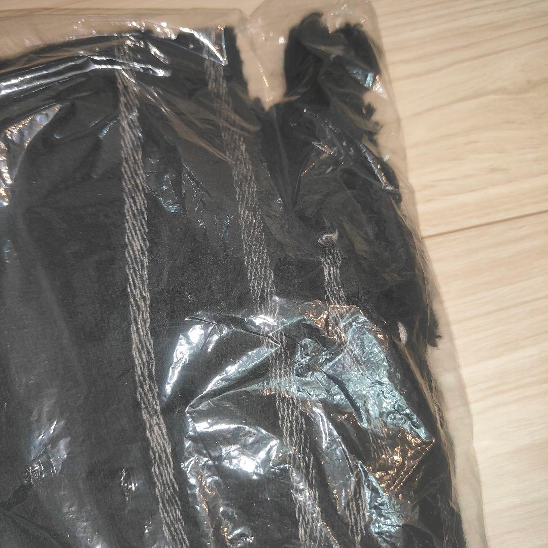 CTHY YAK WOOL FRINGE STOLE ヤクウールストールブラック