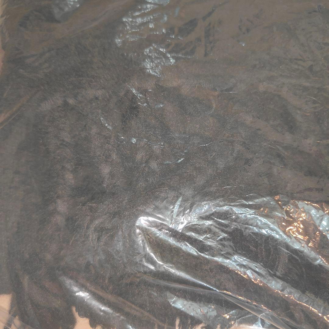 CTHY YAK WOOL FRINGE STOLE ヤクウールストールブラック