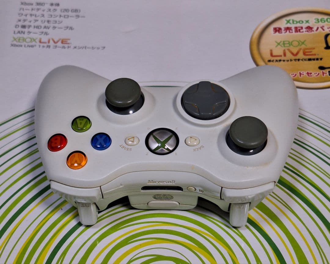 ★X-BOX 360 本体(未使用に近い)&付属品（使用有り）