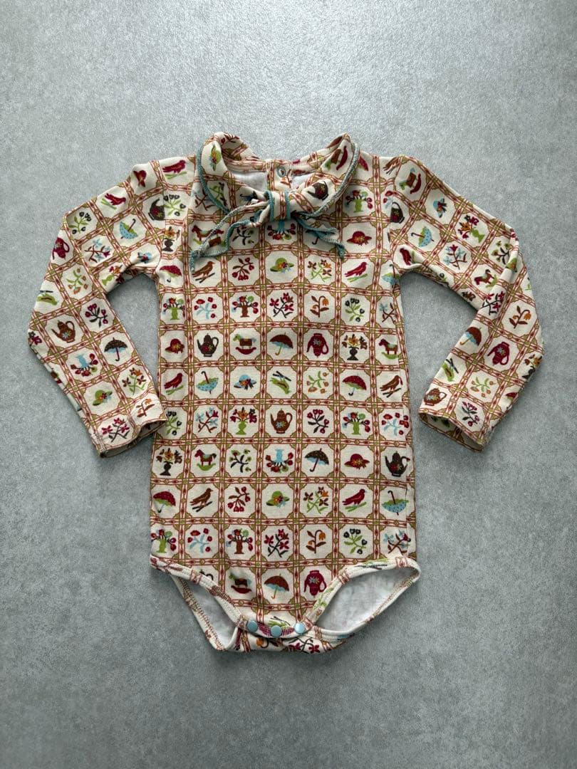 misha and puff お茶会　ロンパ　18-24m