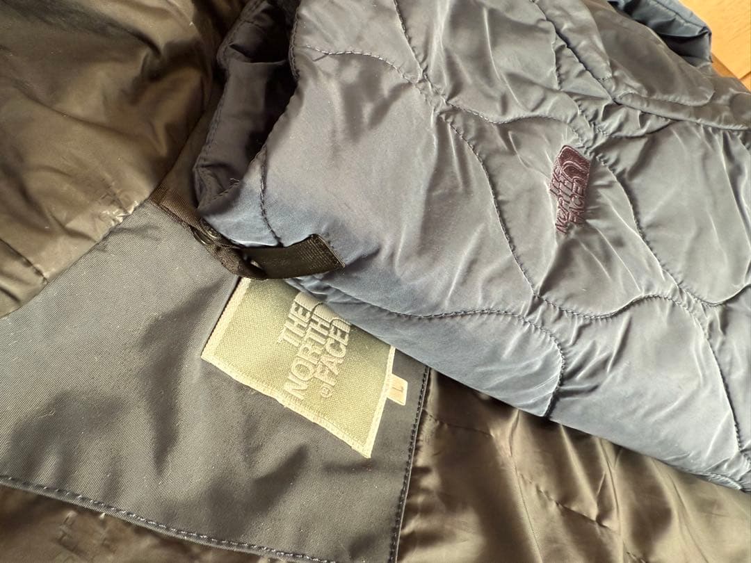 【値下げ可能】ノースフェイス　ネイビー キルティングジャケット セット