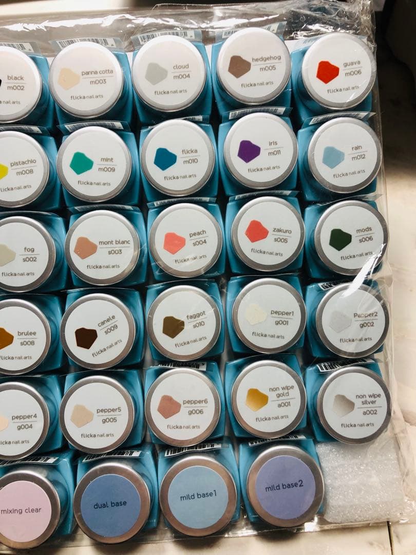 Flicka nail フリッカネイル 【新品】 カラー31色 クリア4種