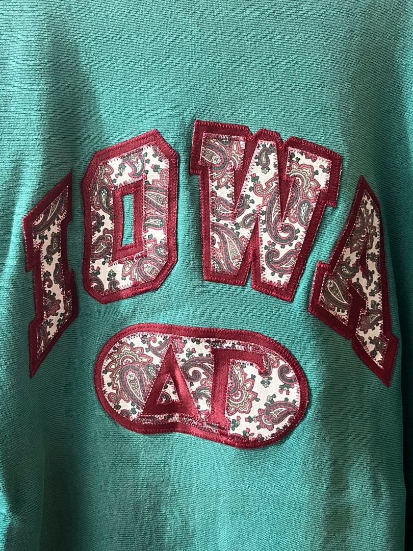 90s XL USA製 チャンピオン リバースウィーブ スウェット IOWA