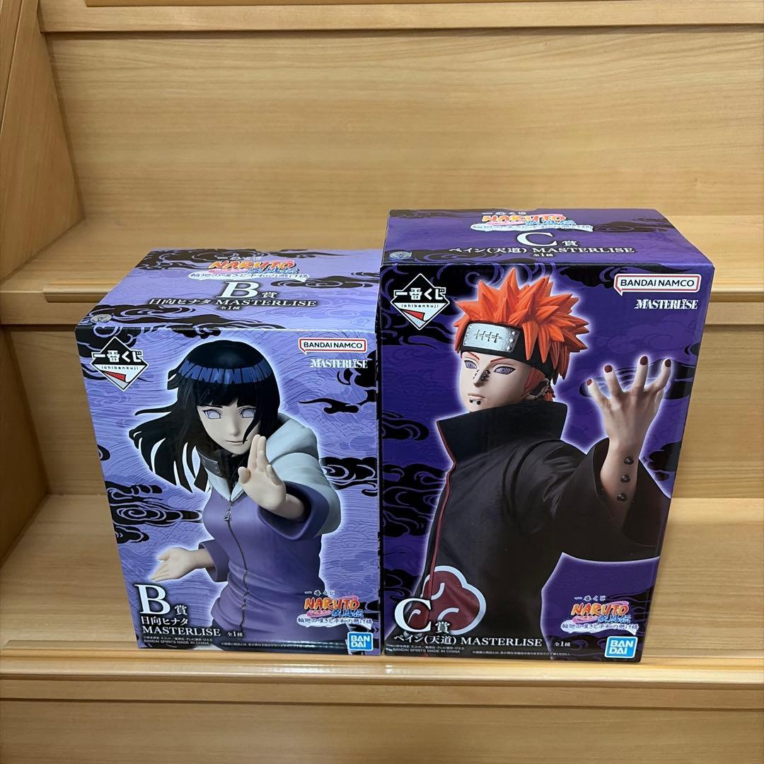 一番くじ　ナルト　B賞 日向ヒナタ　C賞 ペイン(天道) フィギュアセット