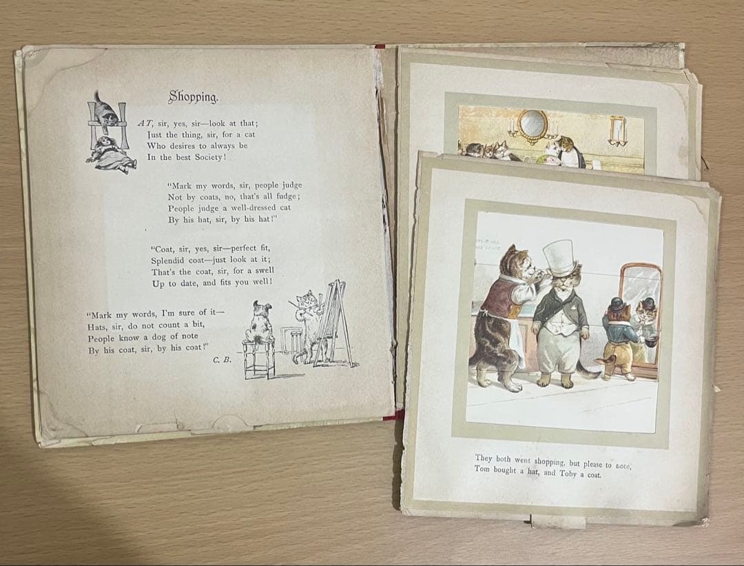 N o345 激レア 超希少 洋書アンティーク 仕掛け絵本 アーネストニスター