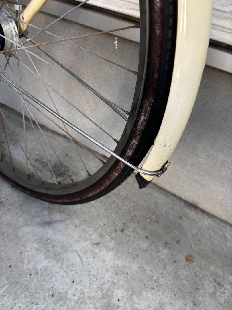 引き取り専用価格　ブリヂストン　ママチャリ　自転車　本体　カジュナ　ベージュ