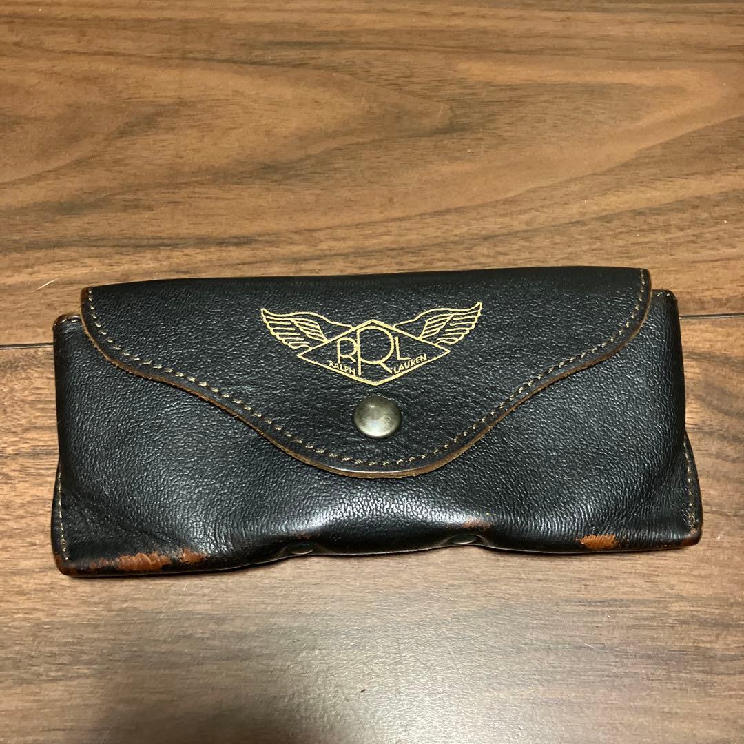 RRL レザーメガネケース　ヴィンテージ加工